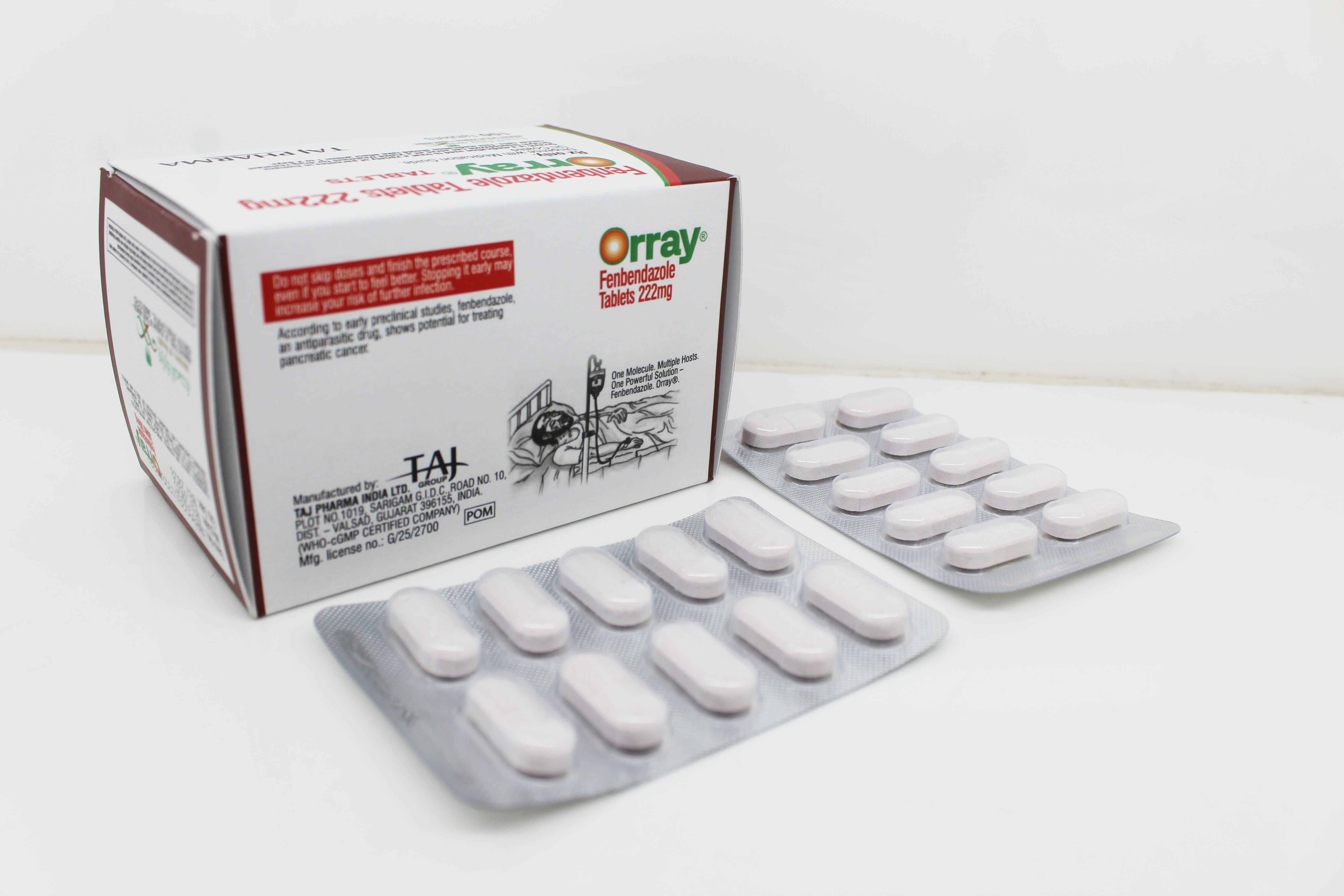 Fenbendazole 222mg – India Manufacturing & Supply